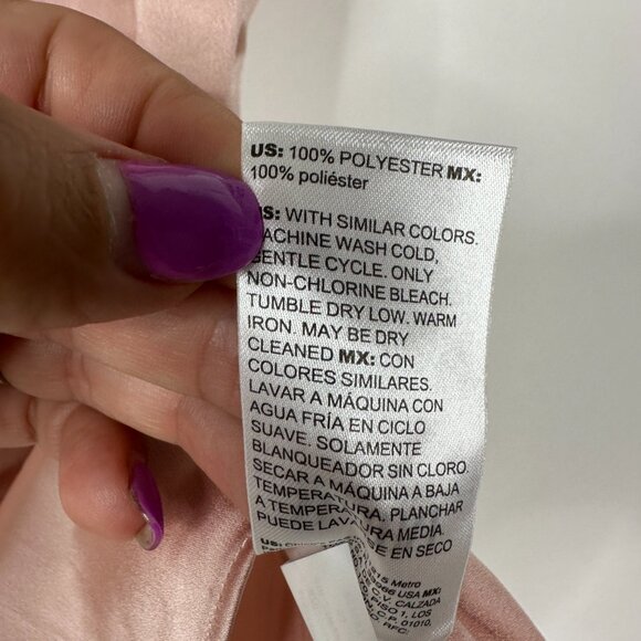 2/$30 White House Black Market Sleeveless Ruched Neck Shell Rose Smoke #A0102 - Picture 9 of 10